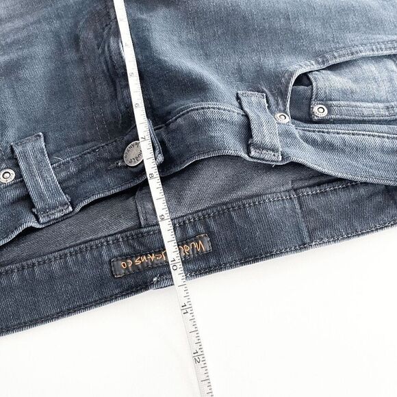 Nudie Jeans Womens Tight Long John Jeans Organic Cotton Blend Black & Grey 29 - Picture 12 of 13